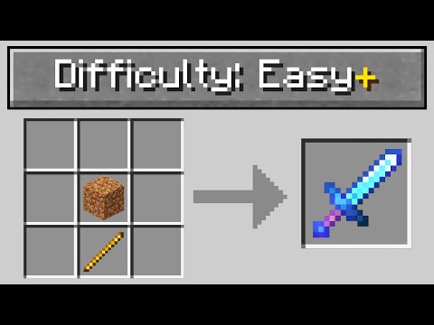 Minecraft: Epic Twist! Easiest Mode EVER?! 😱