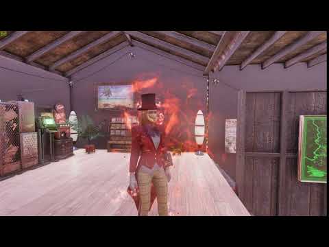 Fallout 76 disintegrated effect on player.