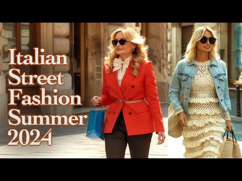 Street Style Italy Summer 2024 ❤️ Beauty and Style in MIlan. Best Street Style Outfits. Fashion VLOG