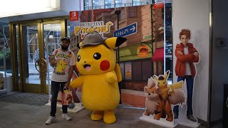 Detective Pikachu Returns Launch Day at Nintendo NY