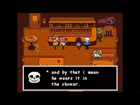 Undertale - Going to Grillby's with Sans!