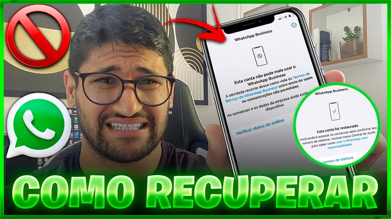 WhatsApp BANIDO - Como RECUPERAR a sua CONTA banida do WhatsApp [ATUALIZADO 2024]
