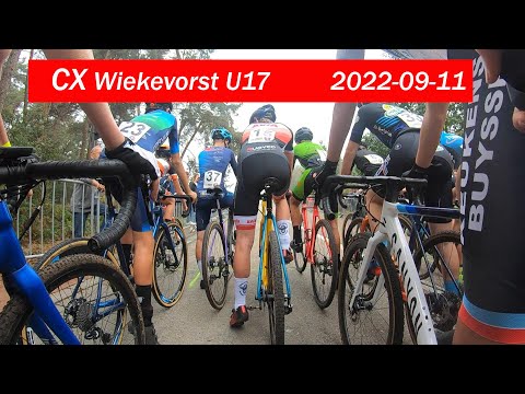 Cyclocross Wiekevorst 2022 09 09 / Eerste jaars nieuwelingen / U17