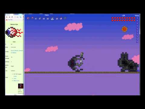 Terraria - Speedbuild #13: Demon Eye (Requested by Rarrasdas)