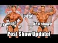 POST SHOW UPDATE | Training plans? Diet? Next show? Time off?