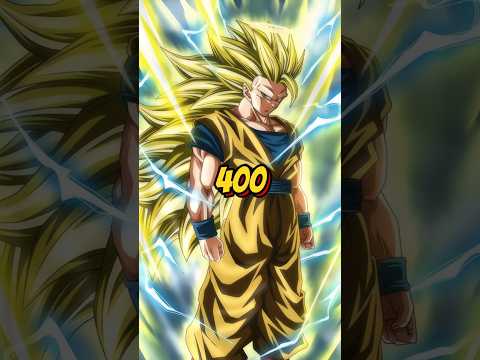 Cuál es el poder de cada Super Saiyan? 🤔