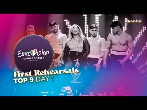 🇮🇹Eurovision 2022 | First Rehearsals | Day 1 - My Top 9