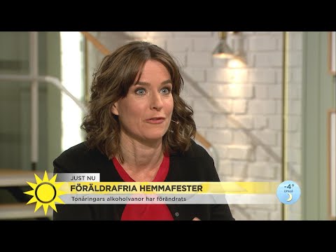 Så hanterar du din tonårings alkoholvanor: ”Drick mer på loven” - Nyhetsmorgon (TV4)