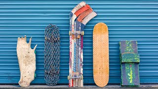 15 WEIRDEST SKATEBOARDS vs THE VERT RAMP! Ft. Andy Macdonald