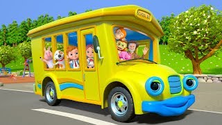 Wheels On The Bus  Kindergarten Nursery Rhymes for