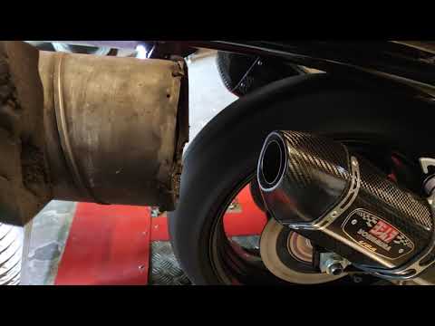 Suzuki Hayabusa decel popping marchewy