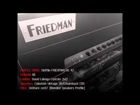 Friedman Brown Eye BE-100 [SinMix Kemper Pack]