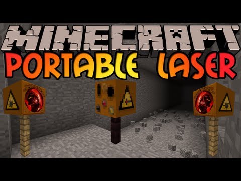 Minecraft: Portable Mining Laser Mod! MINE WITH EPICNESS! (1.5.2)