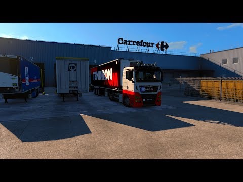 Euro truck simulator 2 1.30.ProMods 2.25.Marseille-Montpellier.MAN TGX Euro6