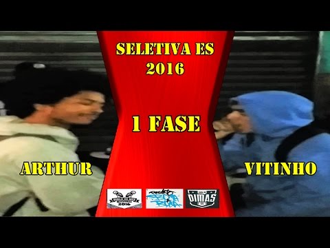 2ª SELETIVA ES - NB - Arthur x Vitinho - 08/10/2016 - 1ª FASE