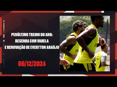 Penultimate training of the year: Review with Varela and renewal of Evertton Araújo