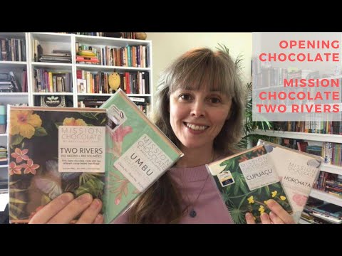 Opening Mission Chocolate's Two Rivers 70% Dark Chocolate Bar