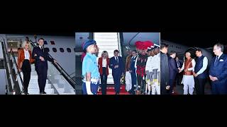 17.02.2026: Governor, CM, Dy CMs welcome France President