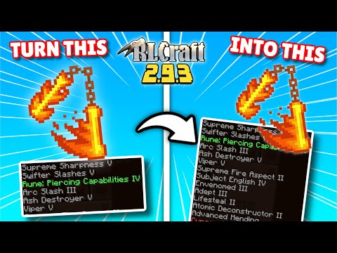 How to EFFICIENTLY ECHANT in RLCRAFT 2.9.3 (20+ enchants!)