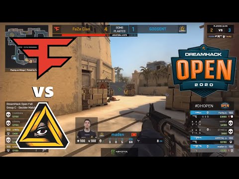 FaZe vs GODSENT - Dreamhack Open 2020 - highlights - CS:GO