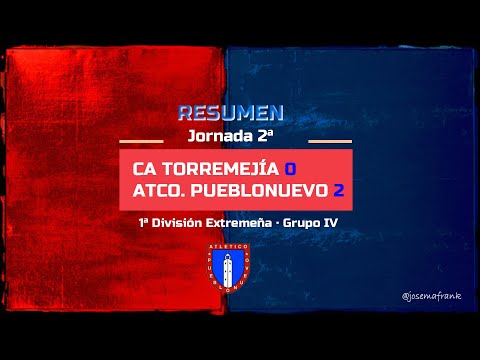RESUMEN Y GOLES C.A. TORREMEJIA 0 - ATLETICO PUEBLONUEVO 2 (01-11-20) Jornada 2ª