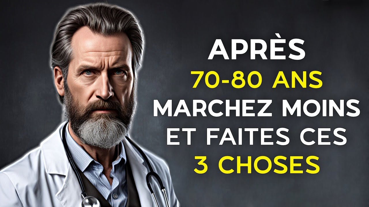 Si vous avez entre 70 et 80 ans : marchez moins et effectuez ces trois choses | Vieillissement
