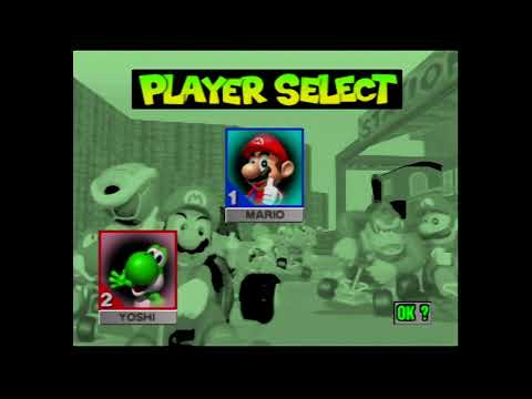 Mario Kart 64 Amped up - splitscreen (mClassic + Eon 64)