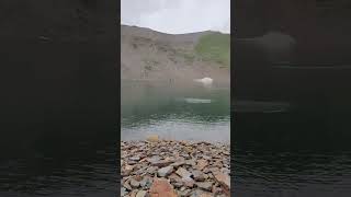 HIGH ALTITUDE ALPINE LAKES ARE ALWAYS MAGICAL 🪄❤️😍  #shorts #lakes #adventure #camping
