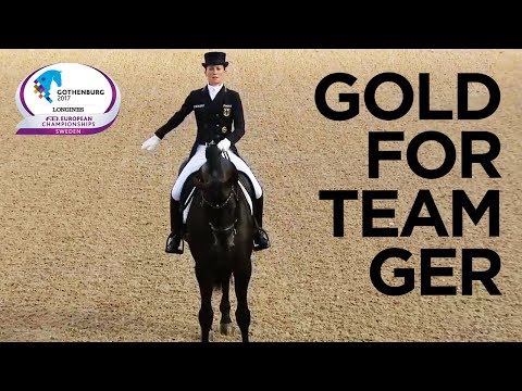 23rd European Team Dressage Gold for Germany | Longines FEI European Championships 2017