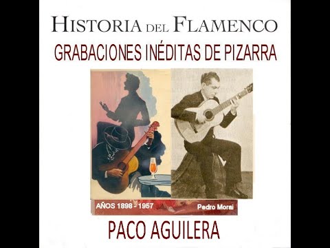 (8 de 8)  En Flamencopizarra PACO AGUILERA  SOLOS DE GUITARRA  1952 A 1955  8 SOLOS DE GUITARRA