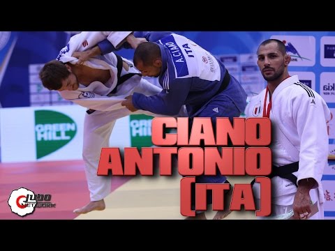 Great footwork and Ippon of Uchi mata by CIANO, Antonio (ITA) -  柔道 Judo Grand Prix Zagreb 2015