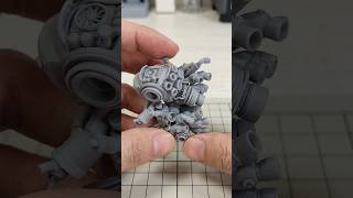 ３D造形制作（光造形）試作㊲本体サーフェイサー