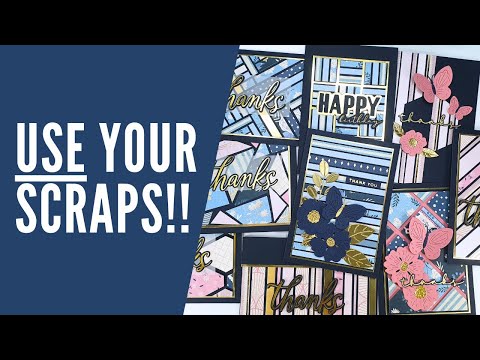 10 Ways to Turn Your Patterned Paper Scraps into BEAUTIFUL Cards