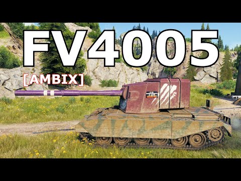 World of Tanks FV4005 Stage II - 5 Kills 10,400 Damage