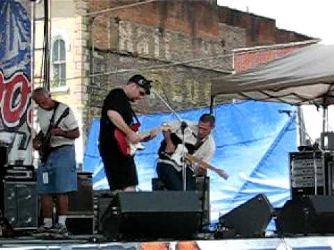 Some band opening the Pomeroy Blues Bash, August 1, 2009, Pomeroy Ohio