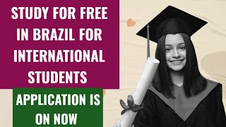 BRAZIL: Masters & PHD In Nursing Is Open For Application| No Tuition| No Application Fee