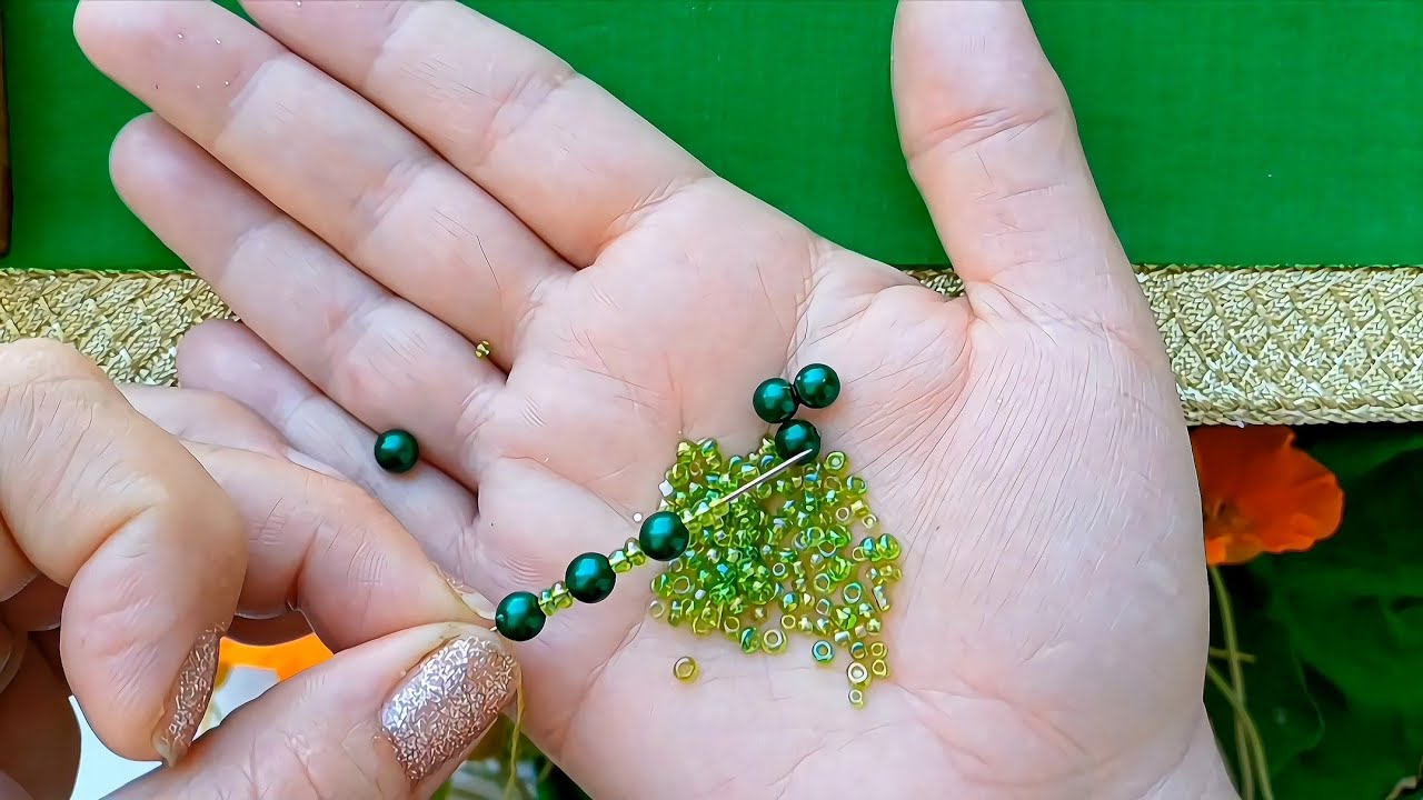 A very unique and beautiful design using only my own techniques and tricks.#DIY🧡🧡🧡