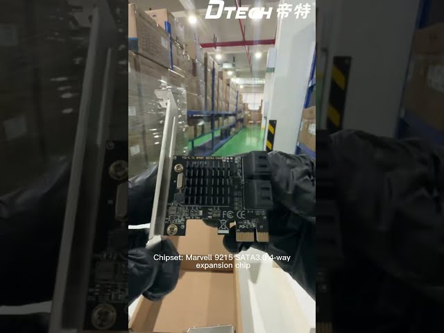 Vídeo relacionado con Vbestlife Adaptador de Tarjeta de Expansión SATA 3.0 de 4 Puertos PCIE a SATA 3.0 Tarjeta de Controlador de Expansión 6G Capacidad Anti-interferencia Fuente