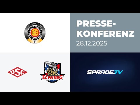 28.12.2025 - Pressekonferenz - Deggendorfer SC vs. EC Peiting