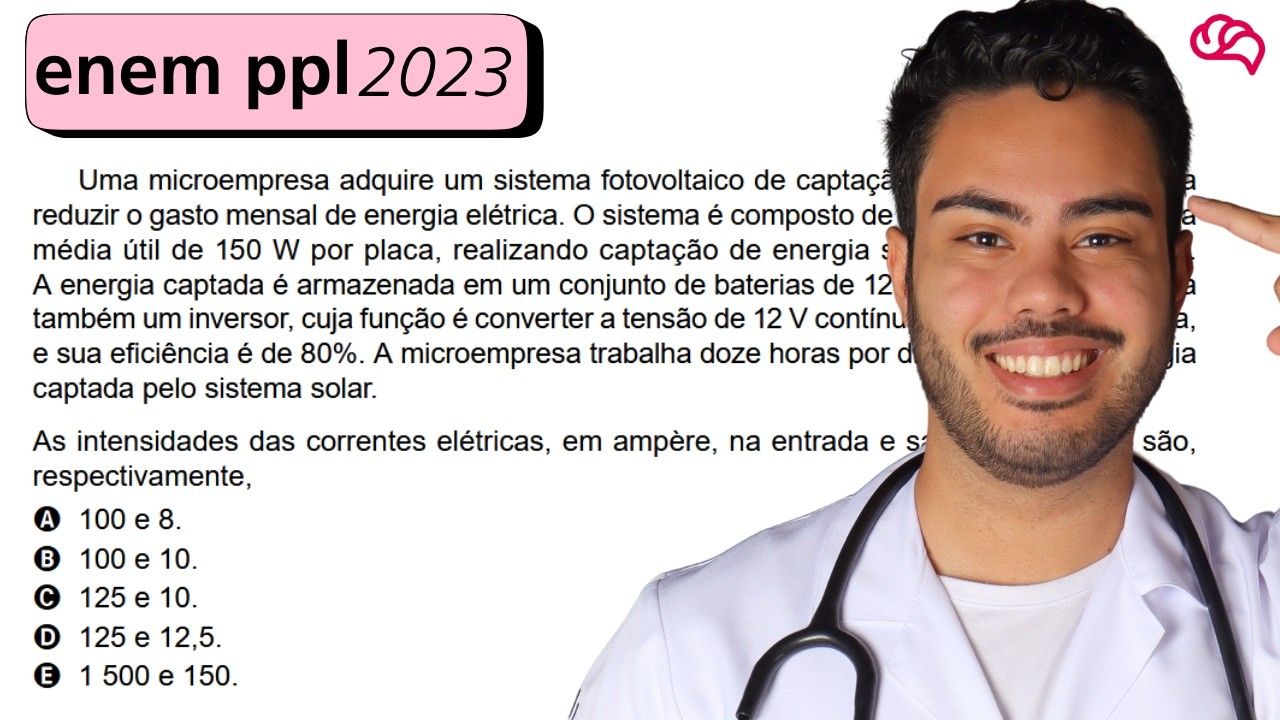 Resolução em Vídeo — Questão 133 ENEM 2023 PPL