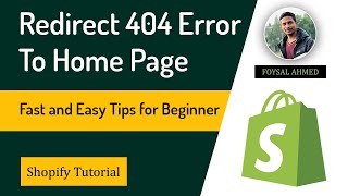 How To Redirect 404 Error To Home Page ✅ Non Shopify URL To Home Page