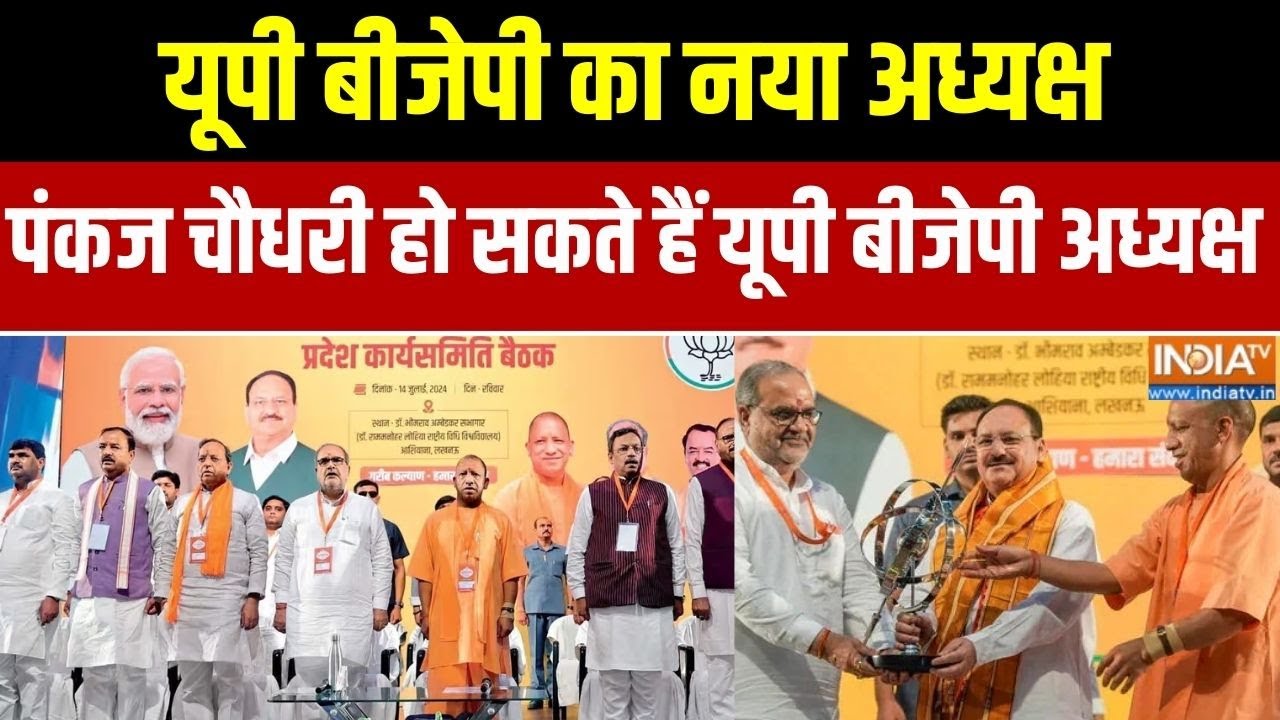 UP BJP President Updates:  यूपी बीजेपी का नया अध्यक्ष, पंकज चौधरी हो स?