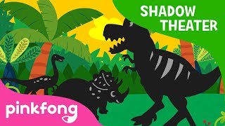 The Best Hunter, T-Rex | Shadow Theater | Dinosaur Story | Pinkfong! Songs for Children