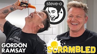 Steve-O Shocks Gordon Ramsay While Making A Southwestern Omelette | Scrambled