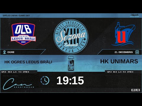 2023 12 21 | HK OGRES LEDUS BRĀĻI (OLB) - HK UNIMARS (UNI) | E2/E3
