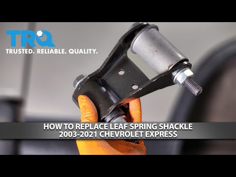 How to Replace Leaf Spring Shackle 2003-2021 Chevrolet Express