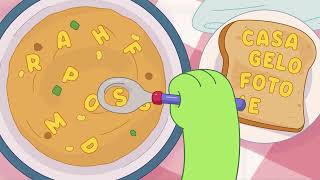 APRENDER AS SÍLABAS | ALFABETIZAÇÃO INFANTIL | TEM UMA LETRA NO MEU CALDINHO | SOPA DE LETRINHAS