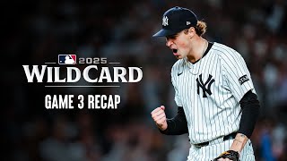 Wild Card Game 3 Recap | NEW YORK YANKEES 2025