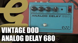Video thumbnail for Vintage DOD Analog Delay 680 by Guitarsenal
