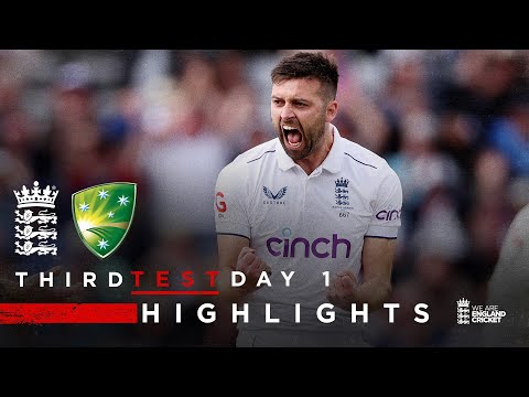 Wood Takes 5-34 & Marsh Hits Ton | Highlights - England v Australia Day 1 | LV= Insurance Test 2023